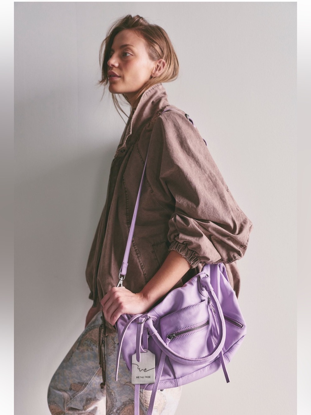 NWT FREE PEOPLE WE THE FREE BABY EMERSON TOTE BAG ๐ - Picture 2 of 5